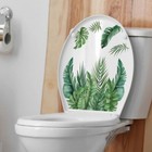 Wall Sticker Leaves Plants Decal Vinyl Mural Arts Toilet Seat Kitchen Home Decor