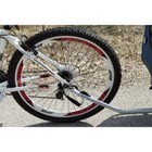 Blue Pull Behind 2-in-1 Dog Bike Trailer   Stroller