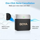 Boya Wireless Lavalier Microphone By-m1v2 Dual Channel Wireless Microphones F   