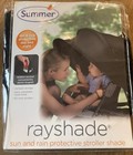 Summer Infant Rayshade Uv Protective Stroller Shade Cover W  Side Pocket Black