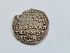 Poland Medieval Silver Coin Sigismund Iii Vasa Trojak 1595 Vilnius