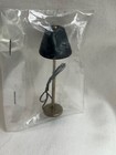 Tec Dollhouse Miniature 2 1 2  Brass Buffet Table Light Electric Black Shade Nos