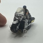 Afx Tyco Ho Highway Patrol Motorcycle Slot Car - Works  Runs Fast  Nice 