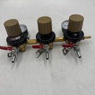 Taprite 3 Way Secondary Co2 Regulator  Brass  cgr283 