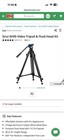 Sirui Sh05 Video Tripod   Fluid Head Kit - Mint No Box