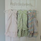 Halo Baby Sleep Sack Swaddle Newborn 0-3 Months Lot Of 3 Fleece 1 Snap 2 Zipper