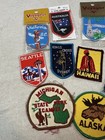 Vintage Souvenir State Patches Cloth Patch Lot Of 9