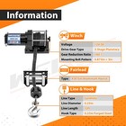 Weisen Winch And Mount Plate Kit 3000 Lbs Atv For Honda Trx420 Rancher 2007-2013