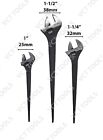 Vct 3pc Adjustable Construction Spud Wrench 10    12    16  Heavy Duty