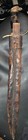 Vintage Rare Tramontina 23 5 Inch Machete Designed Leather Sheath Has Eagle Head