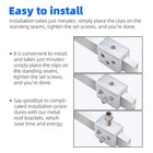 48pcs Standing Seam Metal Roof Clamp Bracket Solar Panel Installation Racking