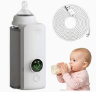 Portable Wireless Baby Bottle Warmer  Travel Friendly Milk Heating For On-the-go