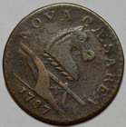 1787 New Jersey Colonial Copper - No Sprig Above Plow - M64-t  W-5380  R 1