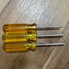 Lot Of 3 Vintage Hitco  1 Crosshead   Phillips Head Screwdriver Yellow Handle