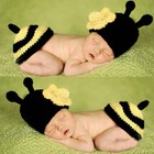 Infants Newborn Baby Boys Girls Unisex Crochet Knit Photography Costume Prop Bee