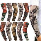 10 Piece Of Nylon Tattoo Sleeves For Men s And Women s Sports Uv Sunscreen