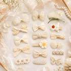 Baby Girl Hair Clips Set  20 Pcs Hair Bow Barrettes Handmade Accessories  Baby B