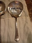 Vintage R  Wallace   Sons Sterling Silver 5-piece Spoon   Serving Set Monogram M
