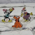 Disney Shrinky Dinks Vtg Lot Of 11 With 3 Stands