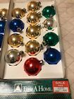 Vintage Christmas Tree Ornaments Balls In Original Cartons - Lot Of 57 Assorted