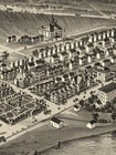 Bird s Eye View 1896 Ford City Pennsylvania Vintage Style City Map - 18x24