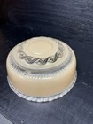 Vintage Art Deco 8    Clear Glass Frosted Beige Ceiling Style Light Shade
