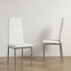 Dining Chairs Set Of 4 Kitchen High Back Dining Room Chair With Metal Legs