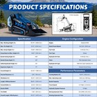 Typhon Stomp X1300 Mini Skid Steer 25hp Kubota D1105 Diesel Include 2 Attachment