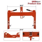 Heavy Duty Tractor Quick Hitch Adapter W adjustable Bolt For 3000lb For Cat 1  2