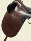 Leather Horse Tack Saddle With Horn Brown Australian Stock   All Size
