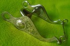 Gorgeous Vintage Hand Engraved Sterling Silver Overlay Filigree Show Salinas Bit