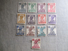 India  Scott  168-179  Used