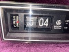 Vintage 1984 General Electric Flip Clock Radio Alarm Clock 7-4305f Working