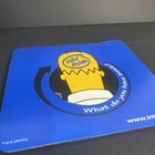 Intel Inside Homer The Simpsons Mouse Pad 1998 Vintage Advertisement