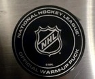 2025-26 Inglasco Boston Bruins La Kings Official Game Warm Up Puck 11 21 25