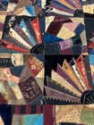 Antique 1883 Crazy Quilt Handmade Beautifully Embroidered