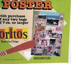 Vintage Doritos Free Nostalgic Baseball Poster Store Display Stand With Posters