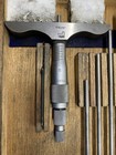 Vintage Nsk Japan 0-6  Range Depth Micrometer Set Tl08 In Original Case Used
