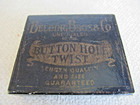 Belding Button Hole Twist Silk Thread Lot Of 18 On Wooden Spools In Original Box
