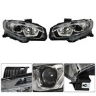 Left right For Honda Civic 2016-2020 Halogen Projector Headlights Headlamp Clear