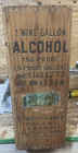 Antique Greendale Grain Alcohol Shipping Crate From Prohibition Era