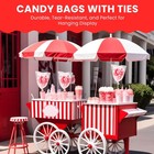 Clear Cotton Candy Bags With Ties  Bulk 100 11 5 Inches X 18 5 Inches  