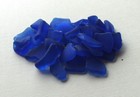 35 Pieces Cobalt Blue Beach Sea Glass For Jewelry mosaics