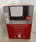 Nib Sunbeam Microplush Faux Shearling Heated Electric Blanket 50   x70    Extra Long