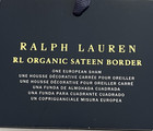 Ralph Lauren Parchment Organic Cotton Sateen Border Euro Sham