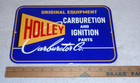 Vintage Holley Carburetor Car   Truck Ignition Parts 12  Metal Gasoline Oil Sign