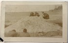 Rare Ww1 African-american     Buffalo Soldiers W Binoculars     On Battlefield    rppc