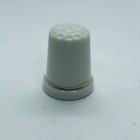 Butterfly Souvenir Porcelain Thimble W  Handwritten Cape Cod