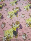 Vintage 1990 s Disney Beauty And The Beast Twin Sheet Set 2 Piece Flat   Fitted