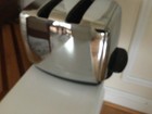 Vintage Sunbeam Toaster T-20b Radiant Chrome Art Deco Auto Rise Drop -working 